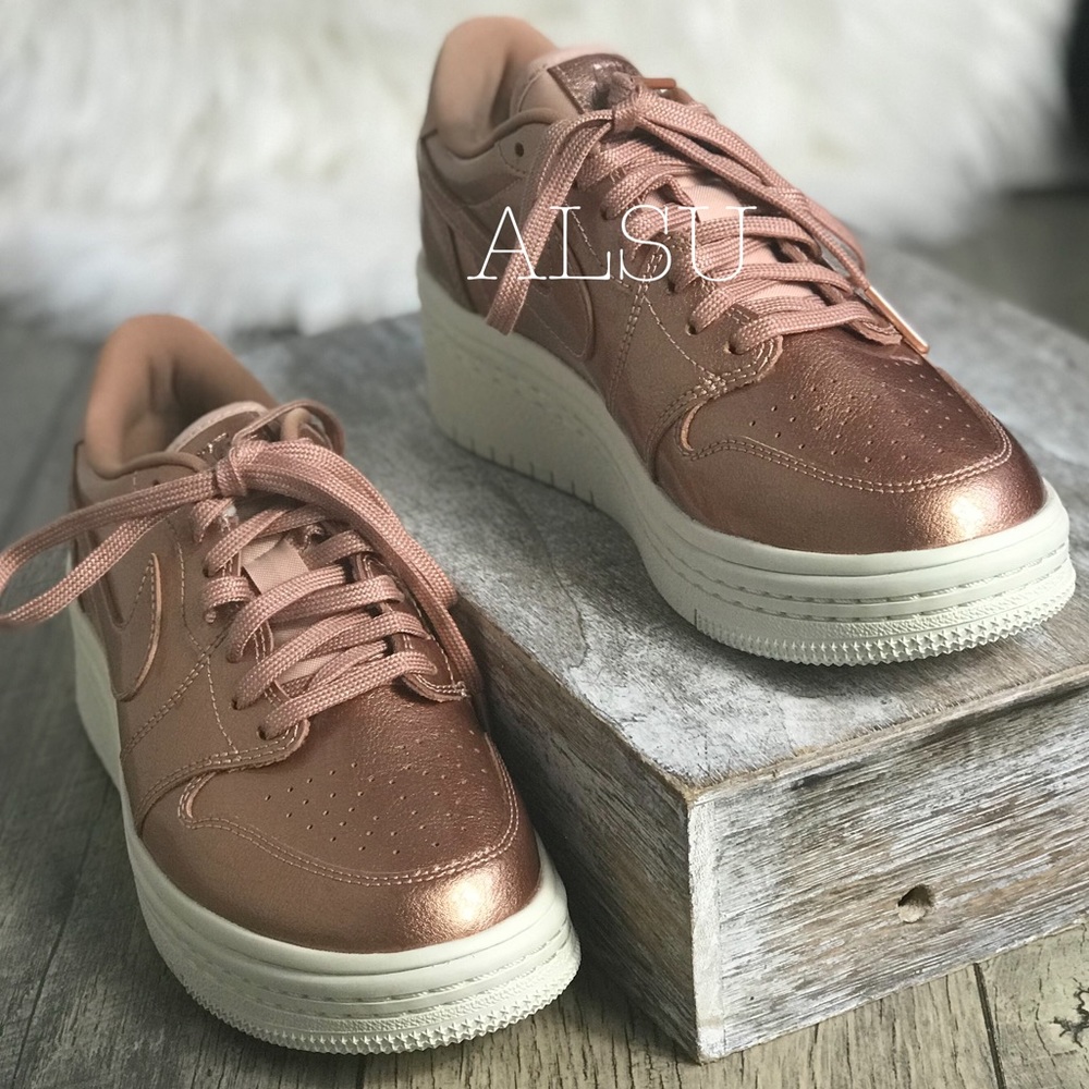 Nike Air Jordan 1 RE Low Lift MTLS Red Bronze W - Picture 3 of 8